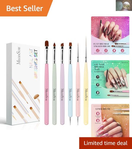 Set pennelli per nail art - set,